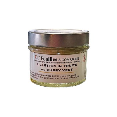 Rillettes De Truite Au Curry Vert 100G