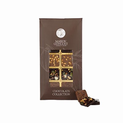 Réglette Cabosse Assortiment Chocolat Maison Guinguet 80G