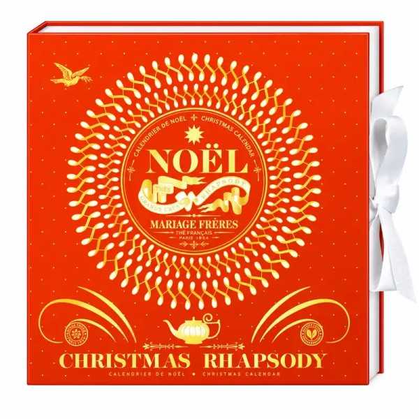 Calendrier Mariage Frères 2026 Christmas Rhapsody 25 sachets