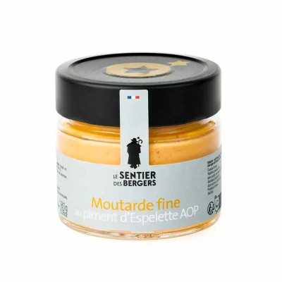 Moutarde au Piment d'Espelette AOP Sur le Sentier des Bergers