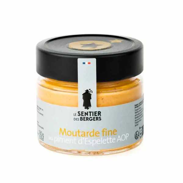 Moutarde Piment d'Espelette Sur Le Sentier Des Bergers 180G