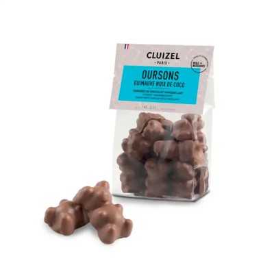 Oursons Guimauve Lait Noix de Coco Michel Cluizel 145 g