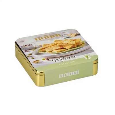 Waferini Extra Fin Pistache Babbi - Gaufrettes italiennes