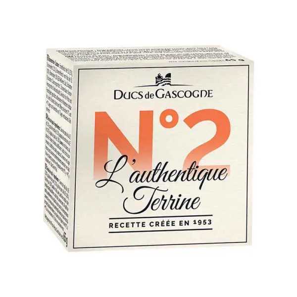 Terrine de Canard l'authentique N°2 Ducs de Gascogne 90G