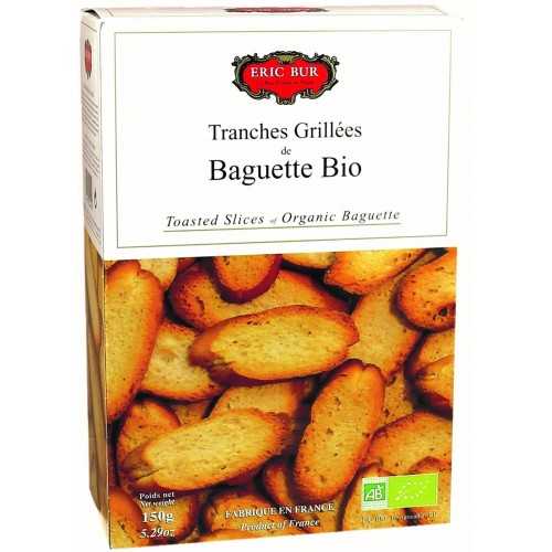 Tranches grillées de baguette bio Eric Bur 150G
